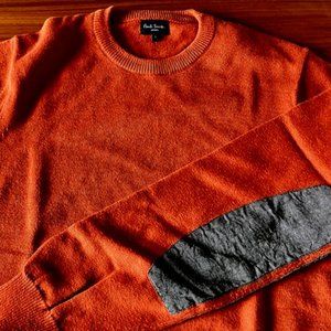 Men's Paul Smith Jeans Pumpkin Crewneck Sweater (S) - wears more like a medium.